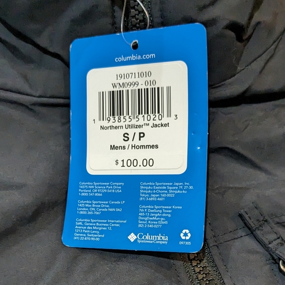 NEW Columbia Men's S Northern Utilizer Black Fleece Lined Coat Jacket - Picture 4 of 5